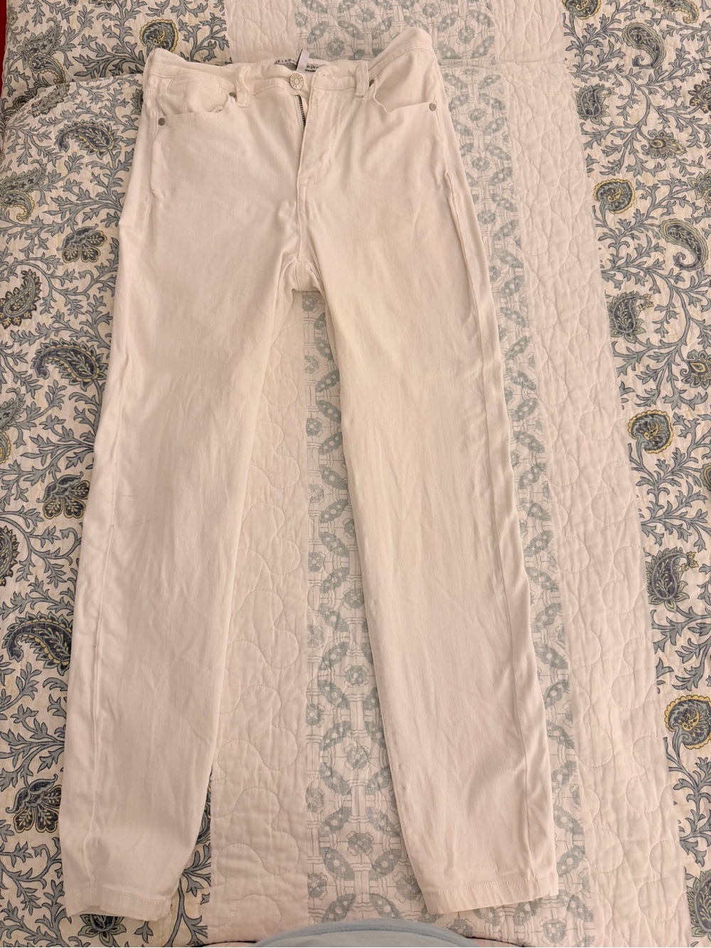 Celebrity Pink White Straight-Leg Jeans